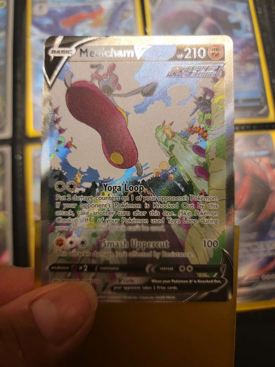 Pokmon TCG Medicham V Evolving Skies 186203 Holo Ultra Rare
