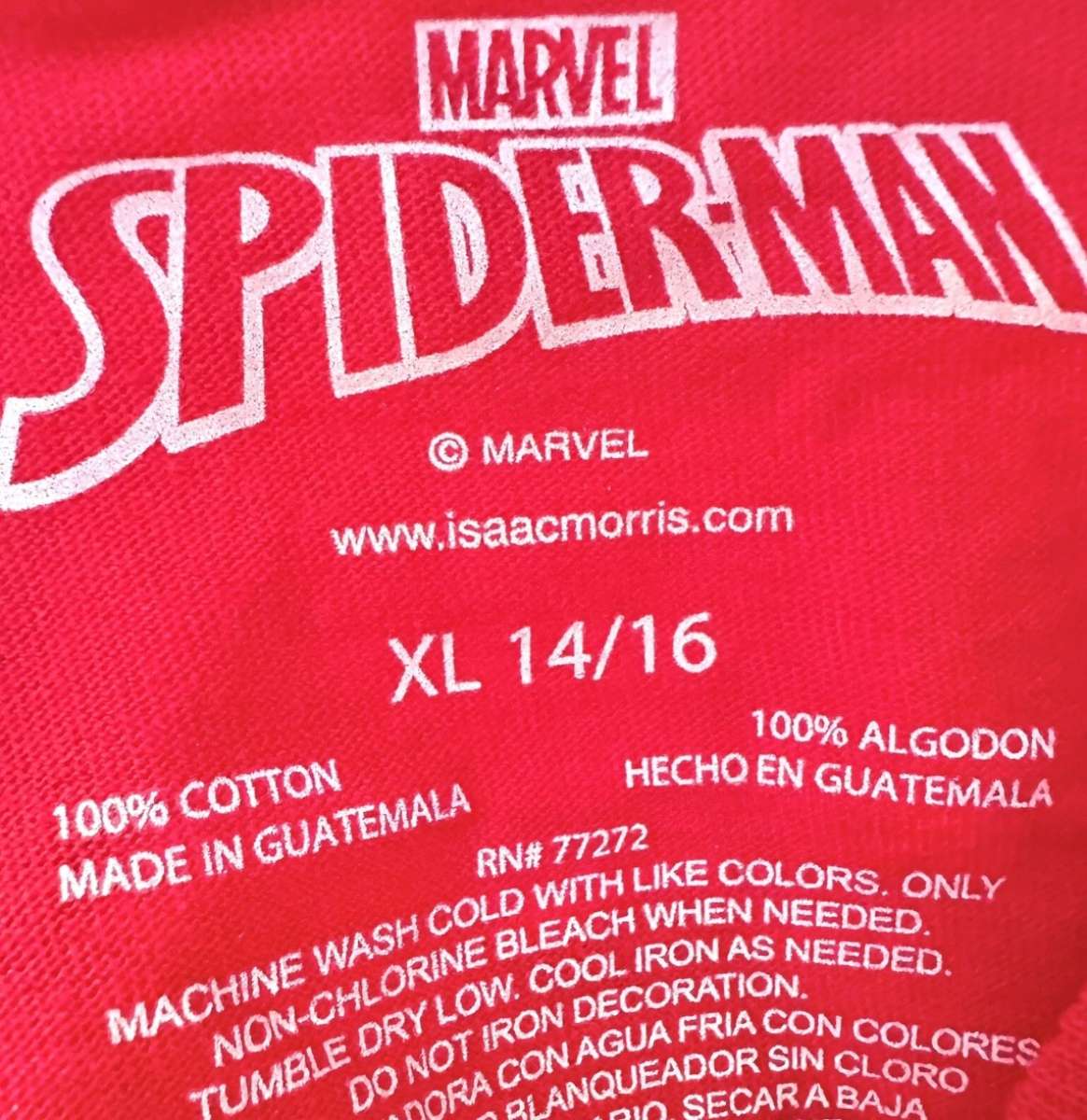SpiderMan 2Pack Boys XL 1416 Graphic Shirt Marvel