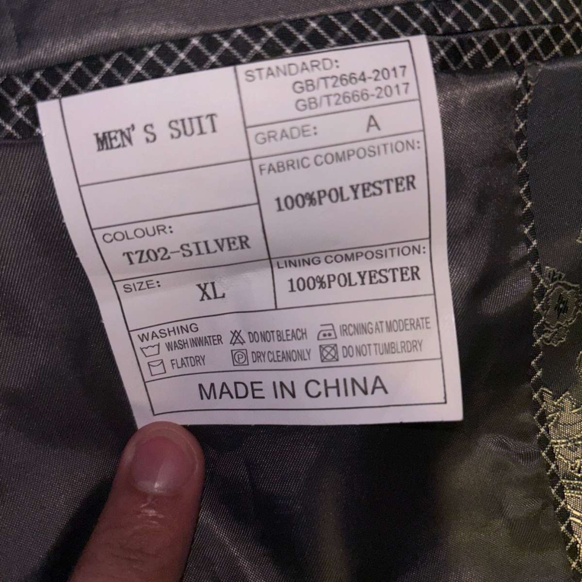 Silver designer designed blazer