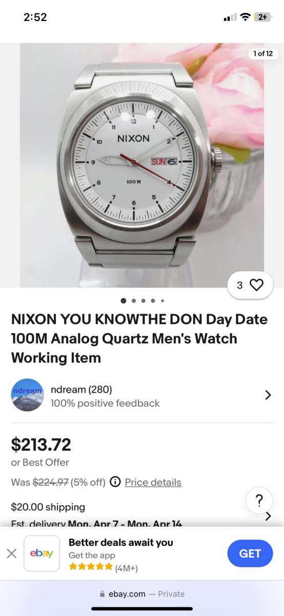 Nixon watch