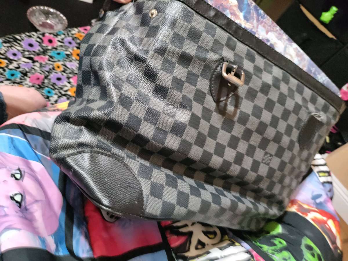 Louis Vuitton checkered purse