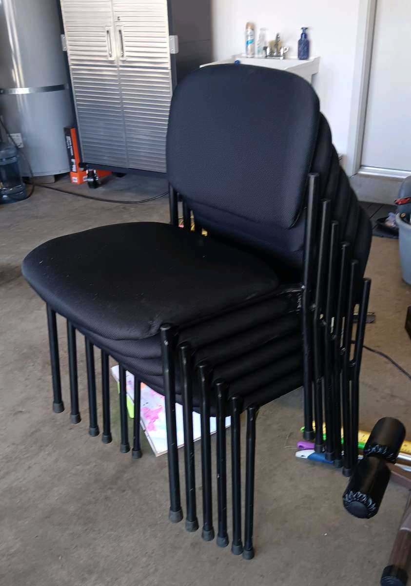 black chairs