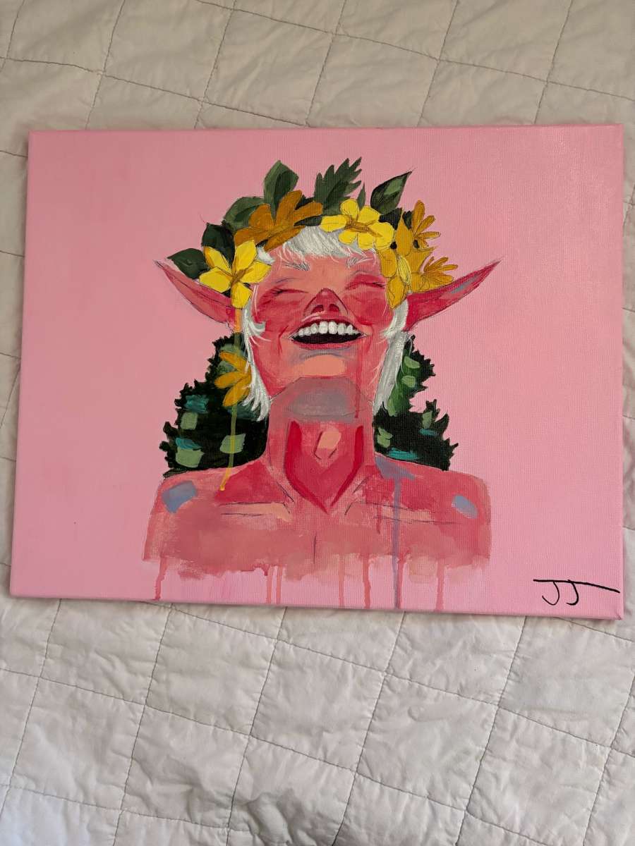 Jolly Boy Original painting by Jasmine Jenkins