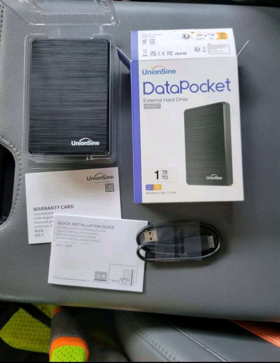 UnionSine DataPocket 1TB External Hard Drive HD007