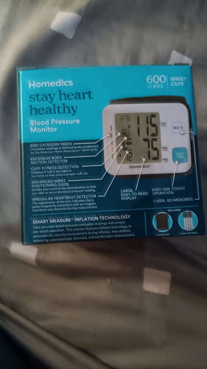 homedics blood pressure cuff