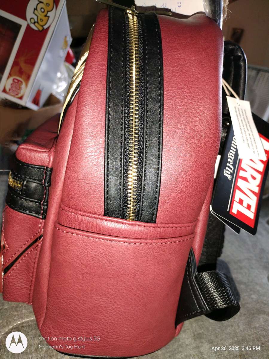 BNWT LOUNGEFLY COSPLAY Iron Man Mini Backpack Set