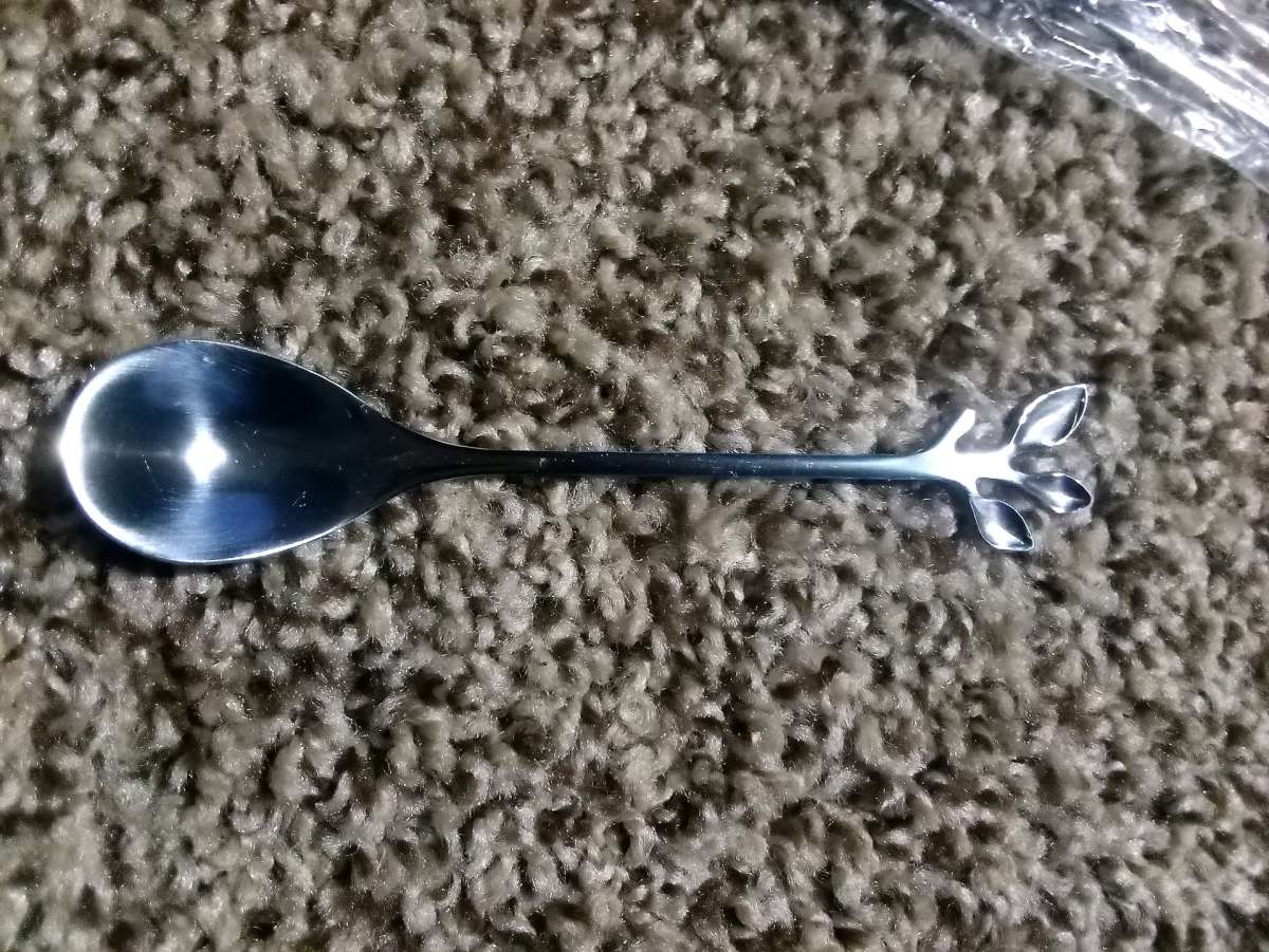 5 plant like tea spoons