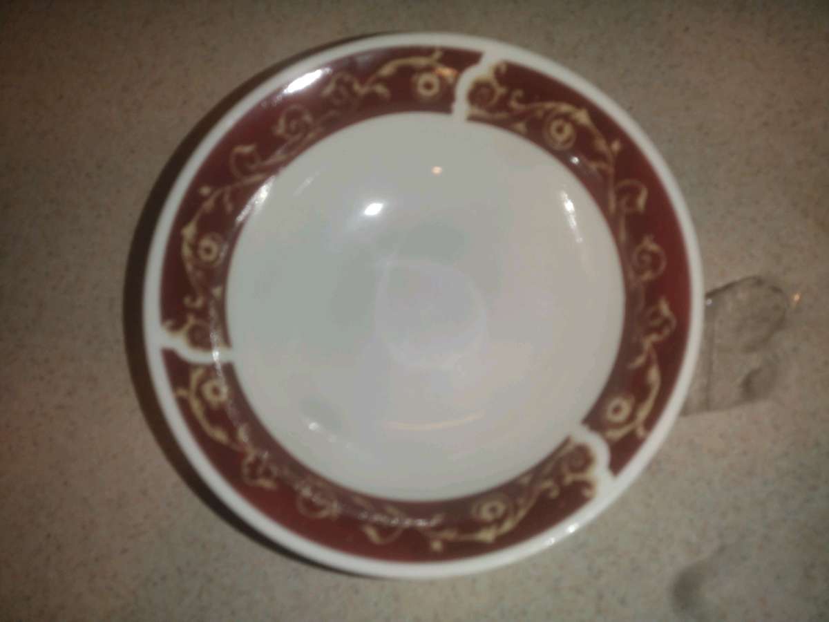 antique dishware