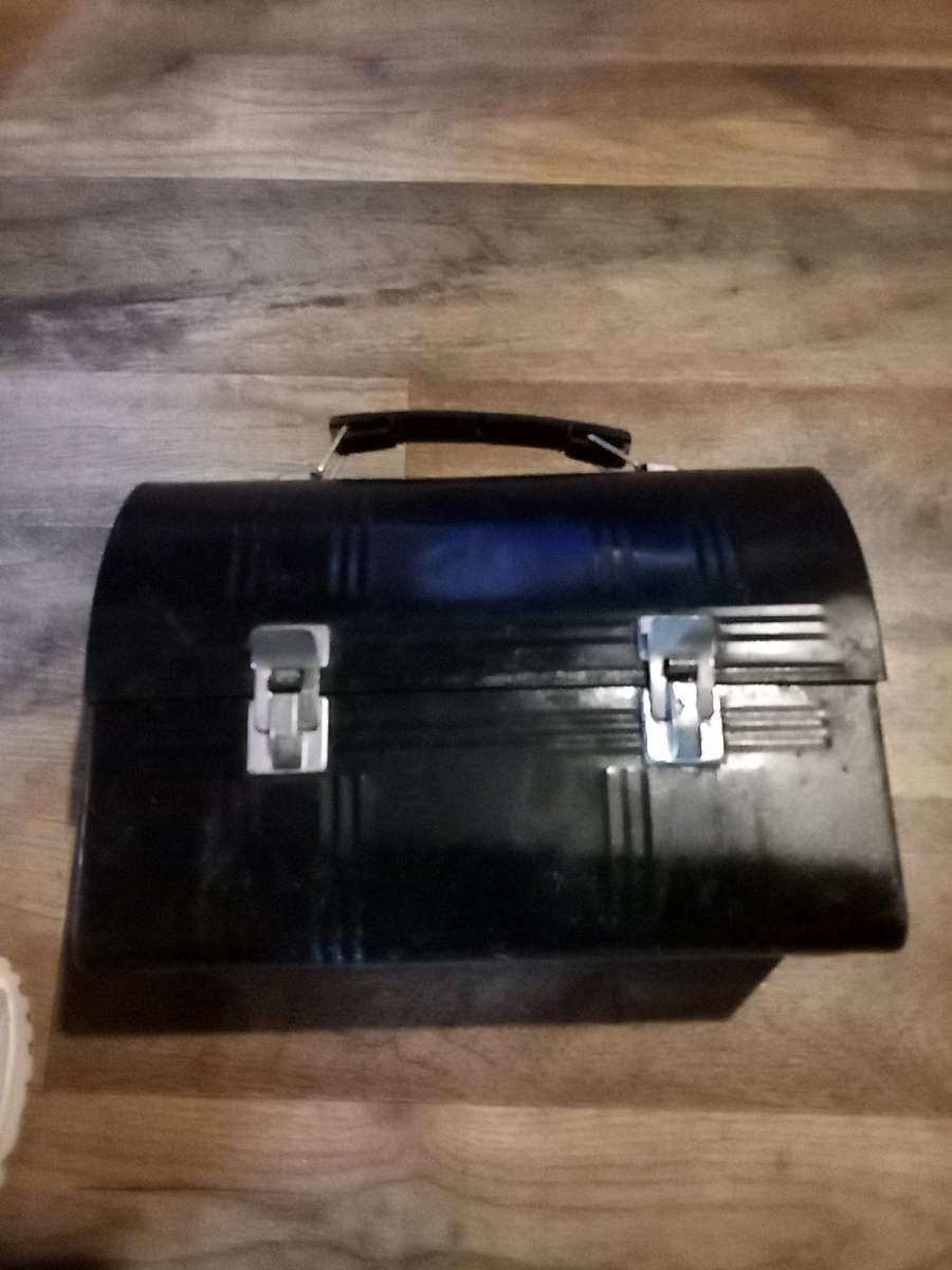 antique coal miner lunchbox