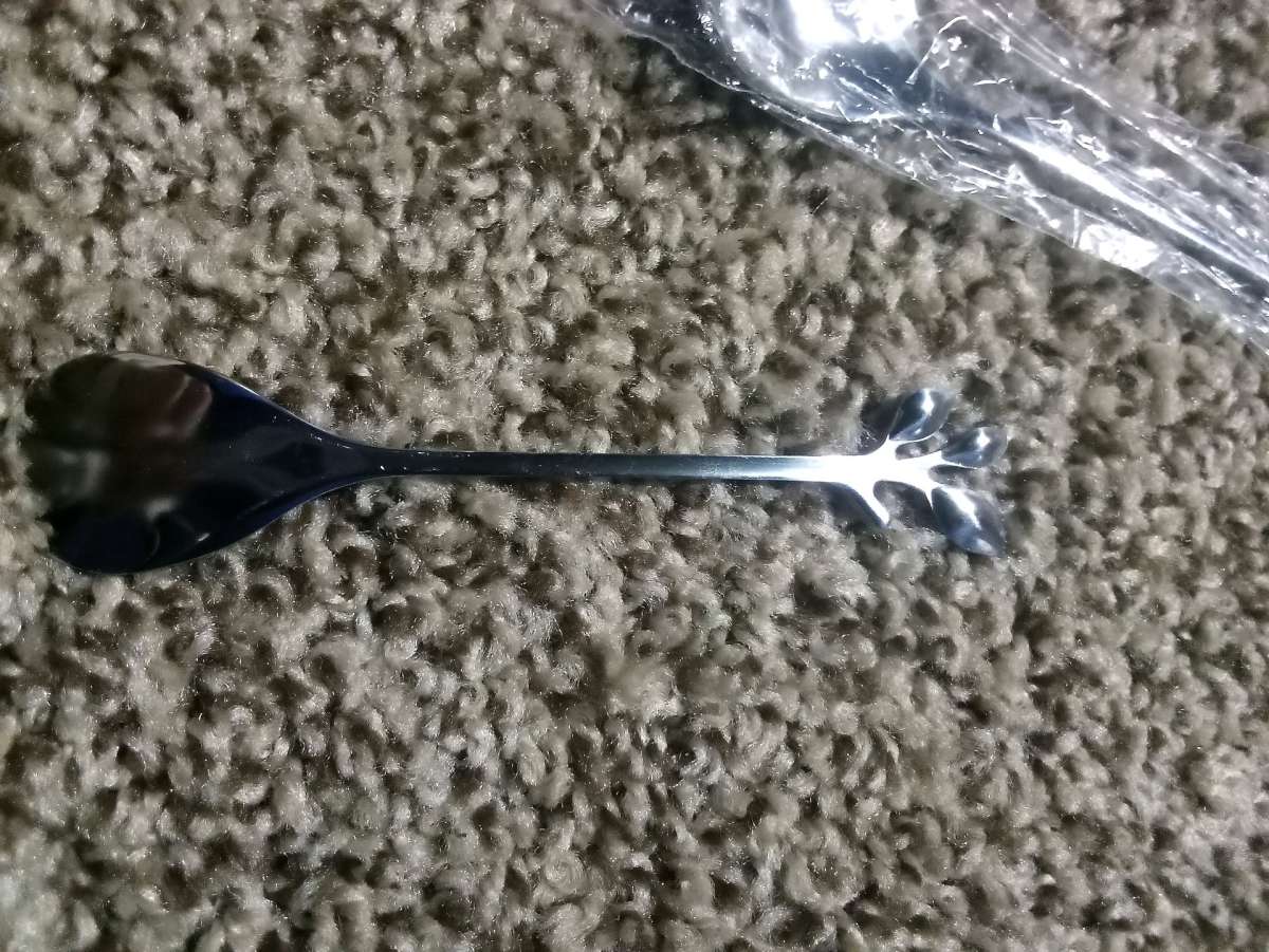 5 plant like tea spoons