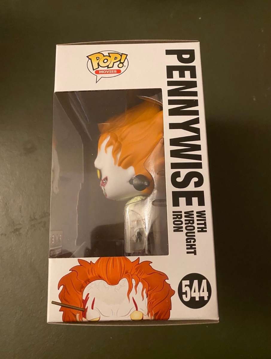 pennywise with wrought iron Funko pop