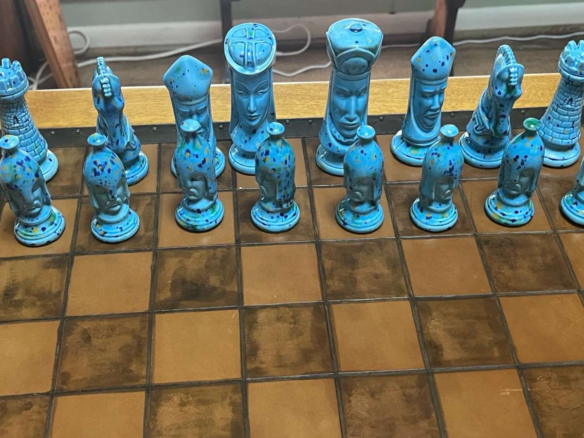 Own a Piece of Functional Art This rare handcrafted ceramic chess