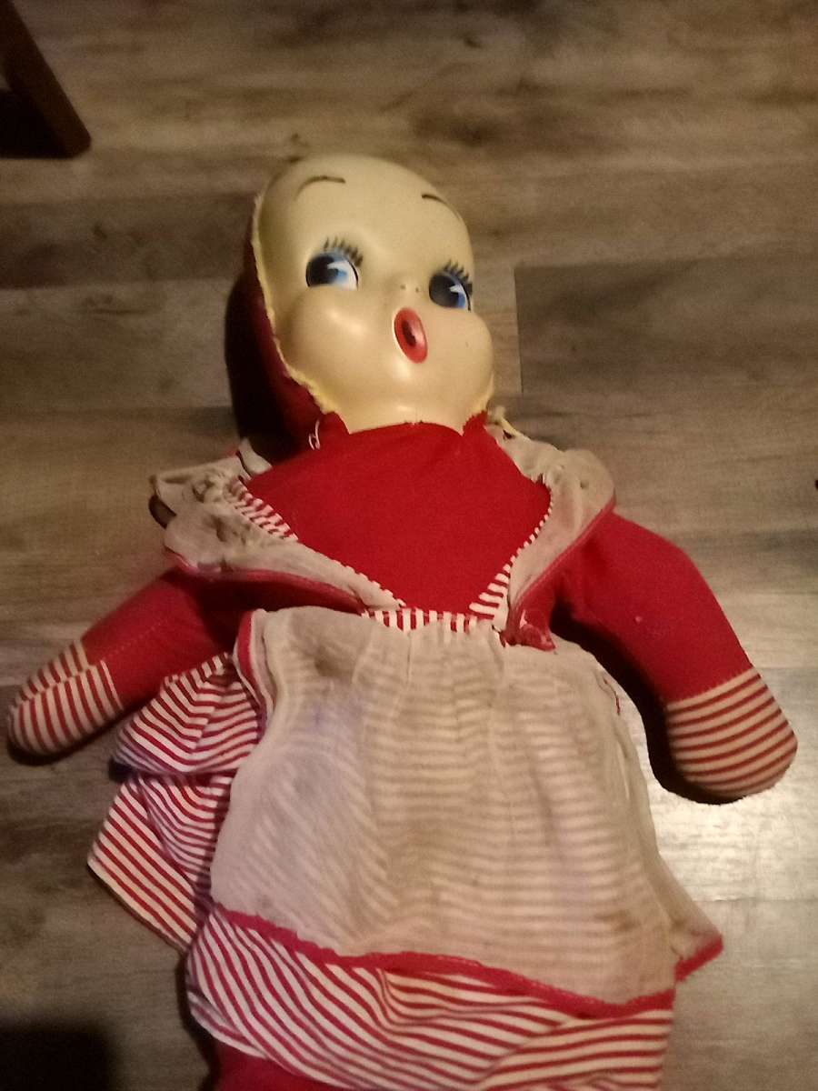 antique doll 3 feet tall