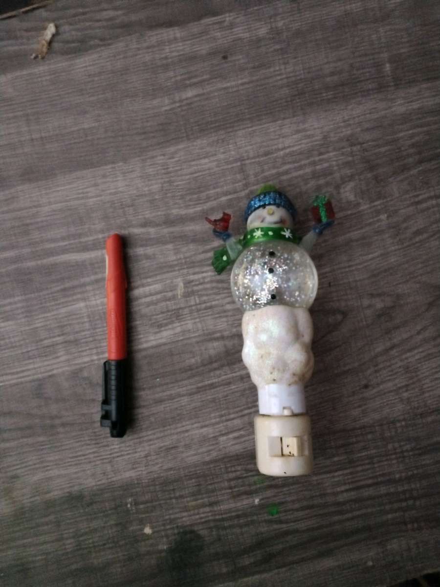 xmass jar and night light