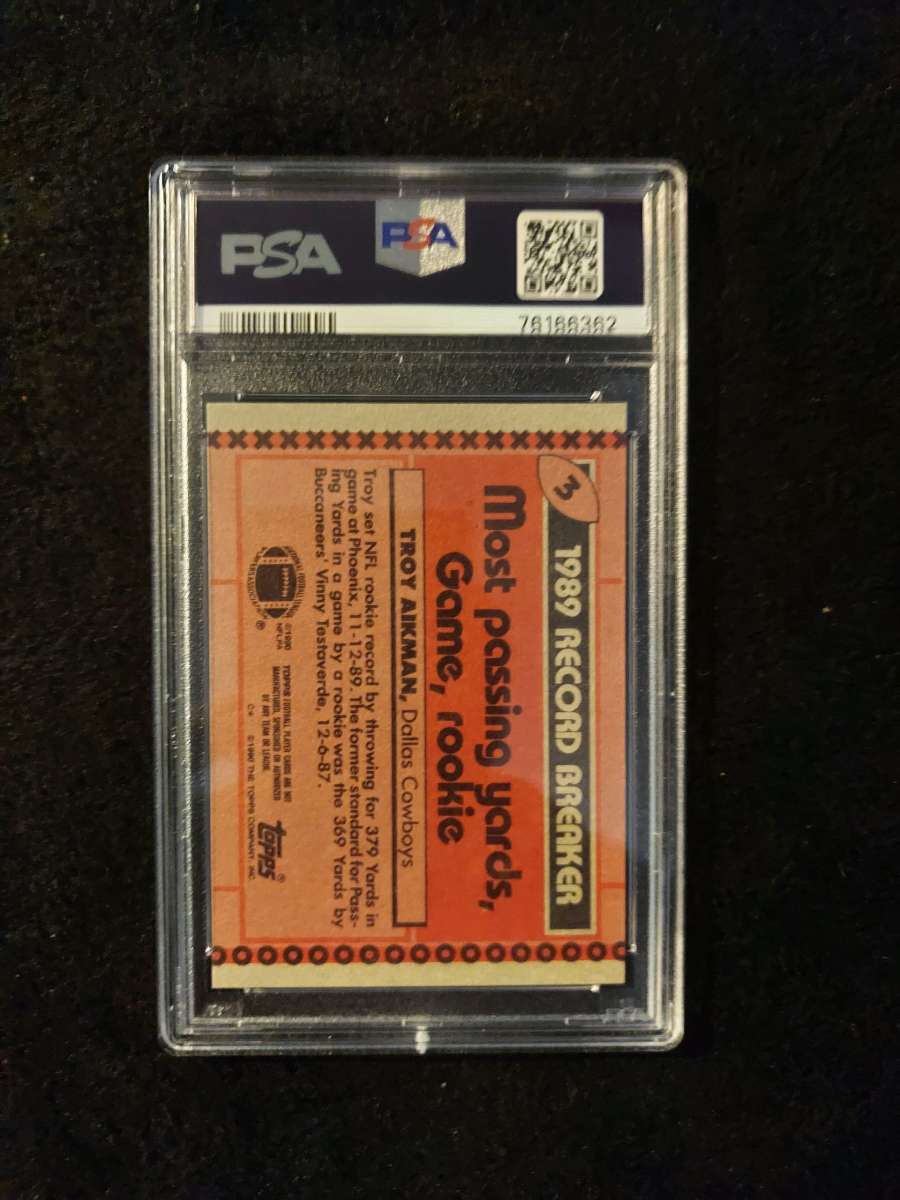 Troy Aikman card