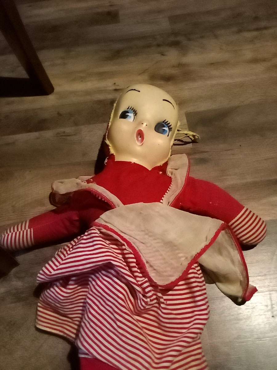 antique doll 3 feet tall