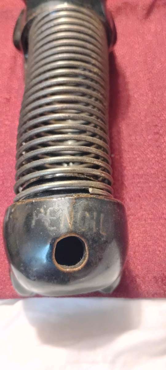 Vintage Ceramic Letter Spiral Holder