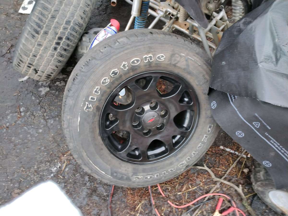 6 lug Gm brand rims and tires