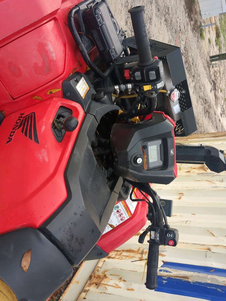 a Honda four wheeler