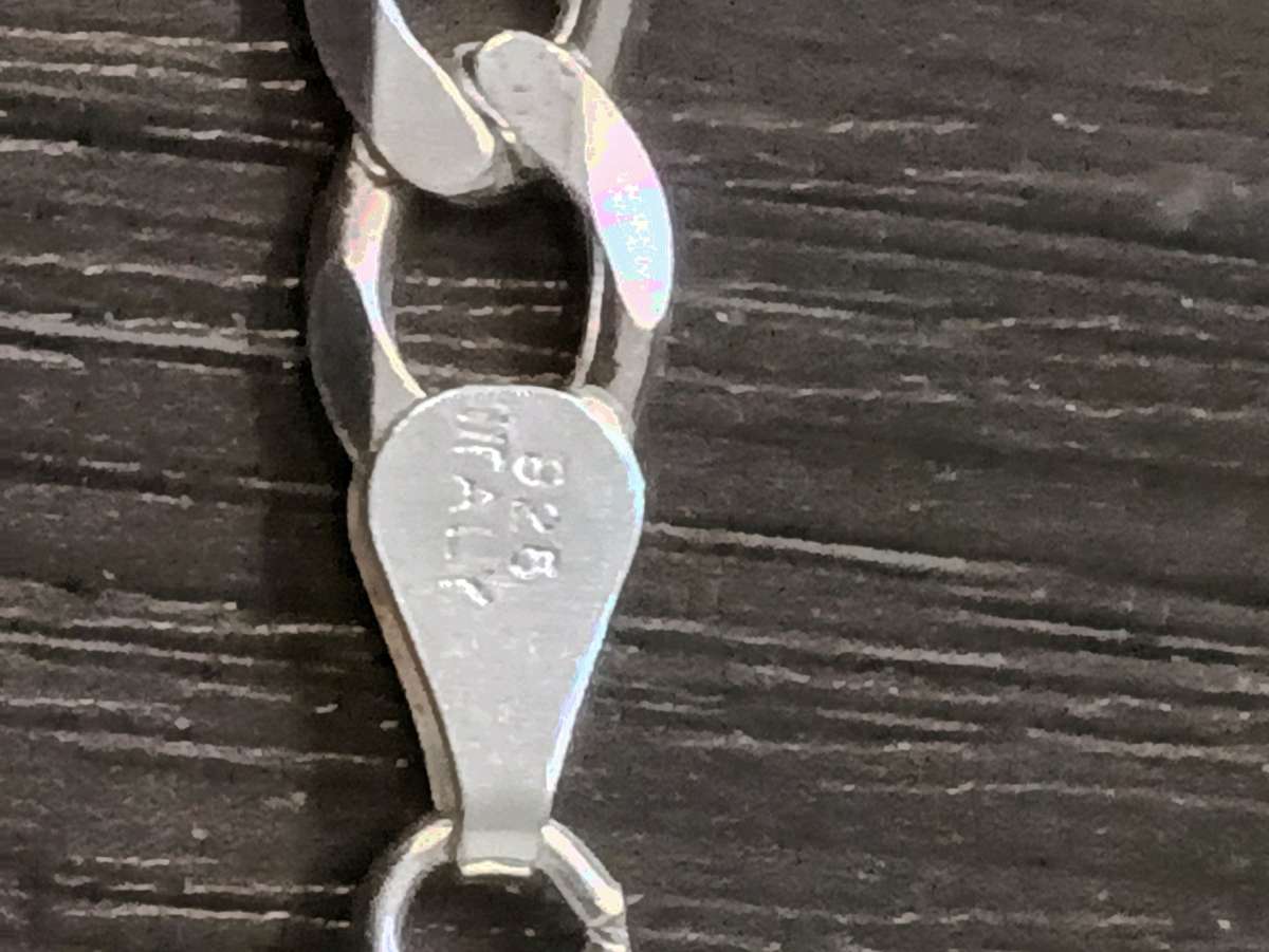 unisex Sterling Silver Chain