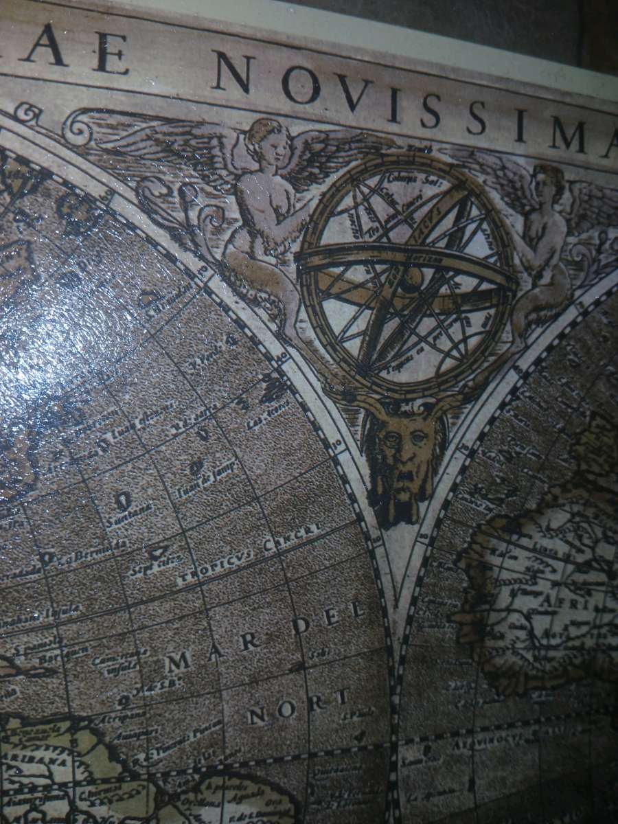 map of 1602 Orbis Terrae Novissima Descriptio