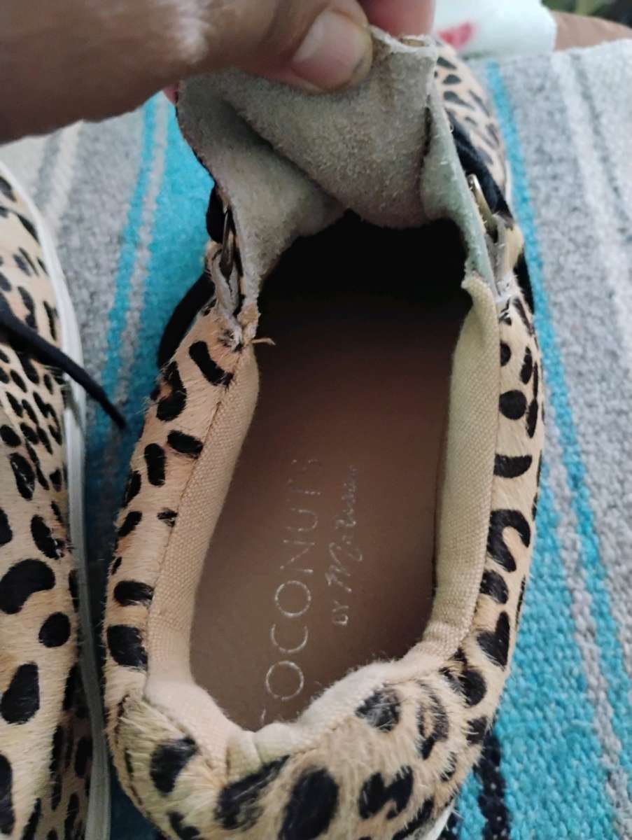 Leopard print sneakers