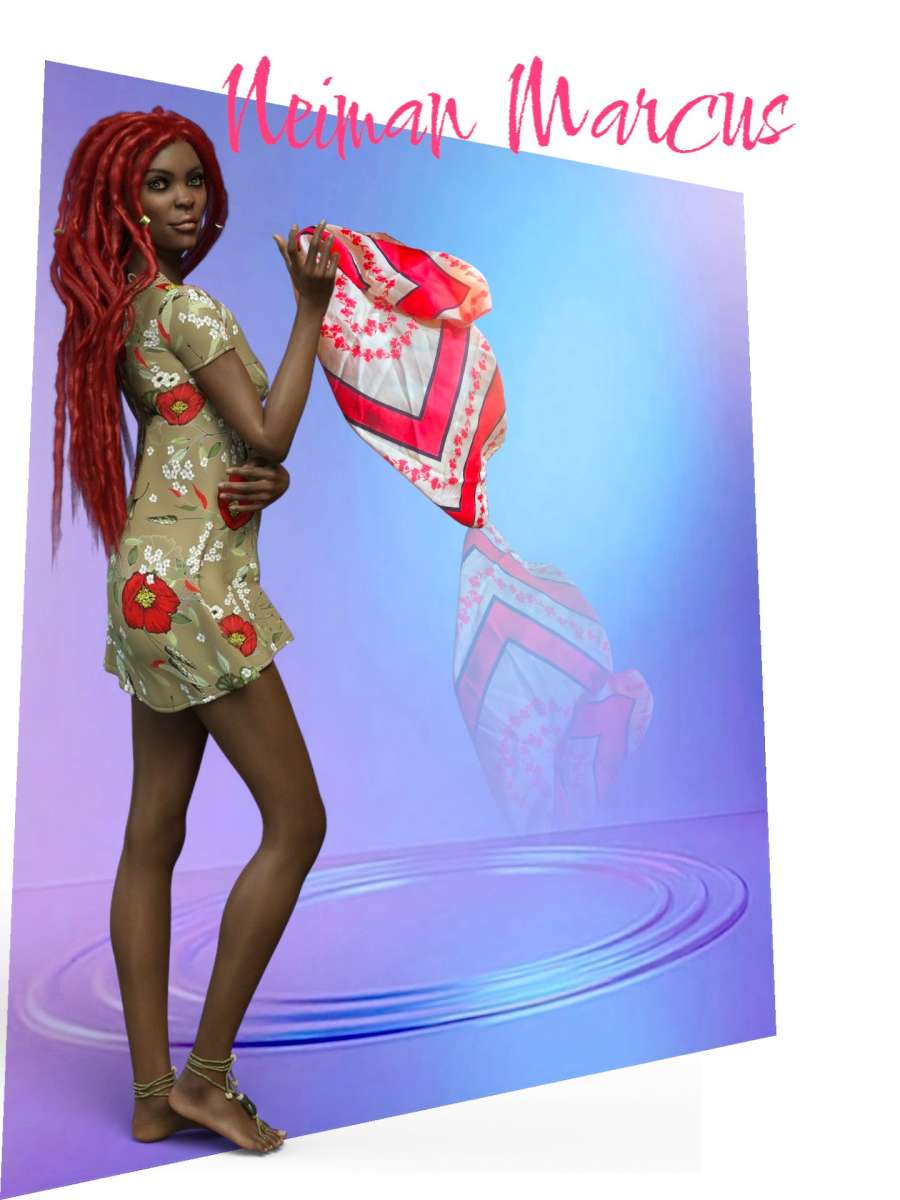 Neiman Marcus silk scarf