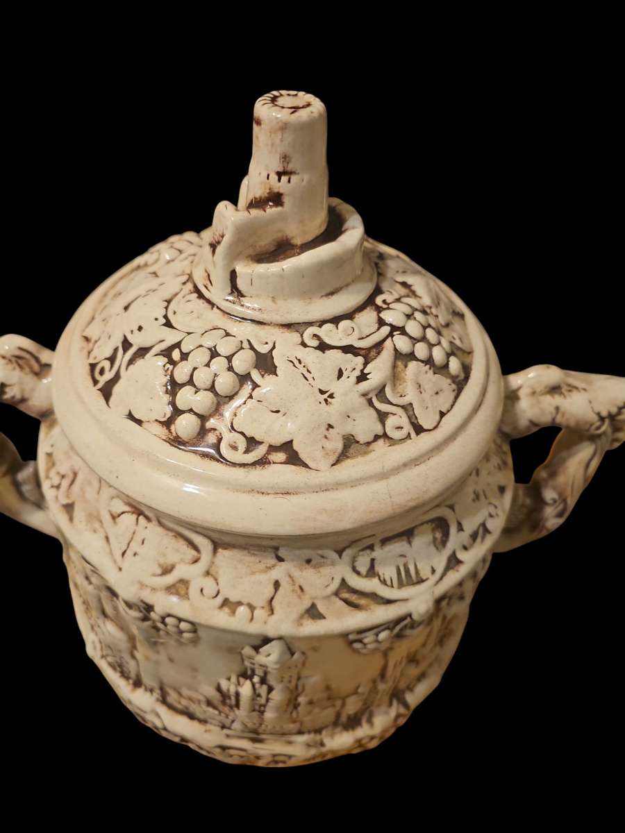 Large Castle Biscuit Jar