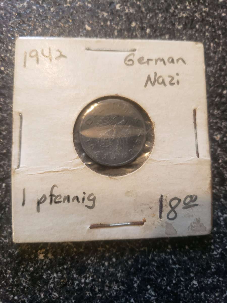 1942 Nazi pfennig