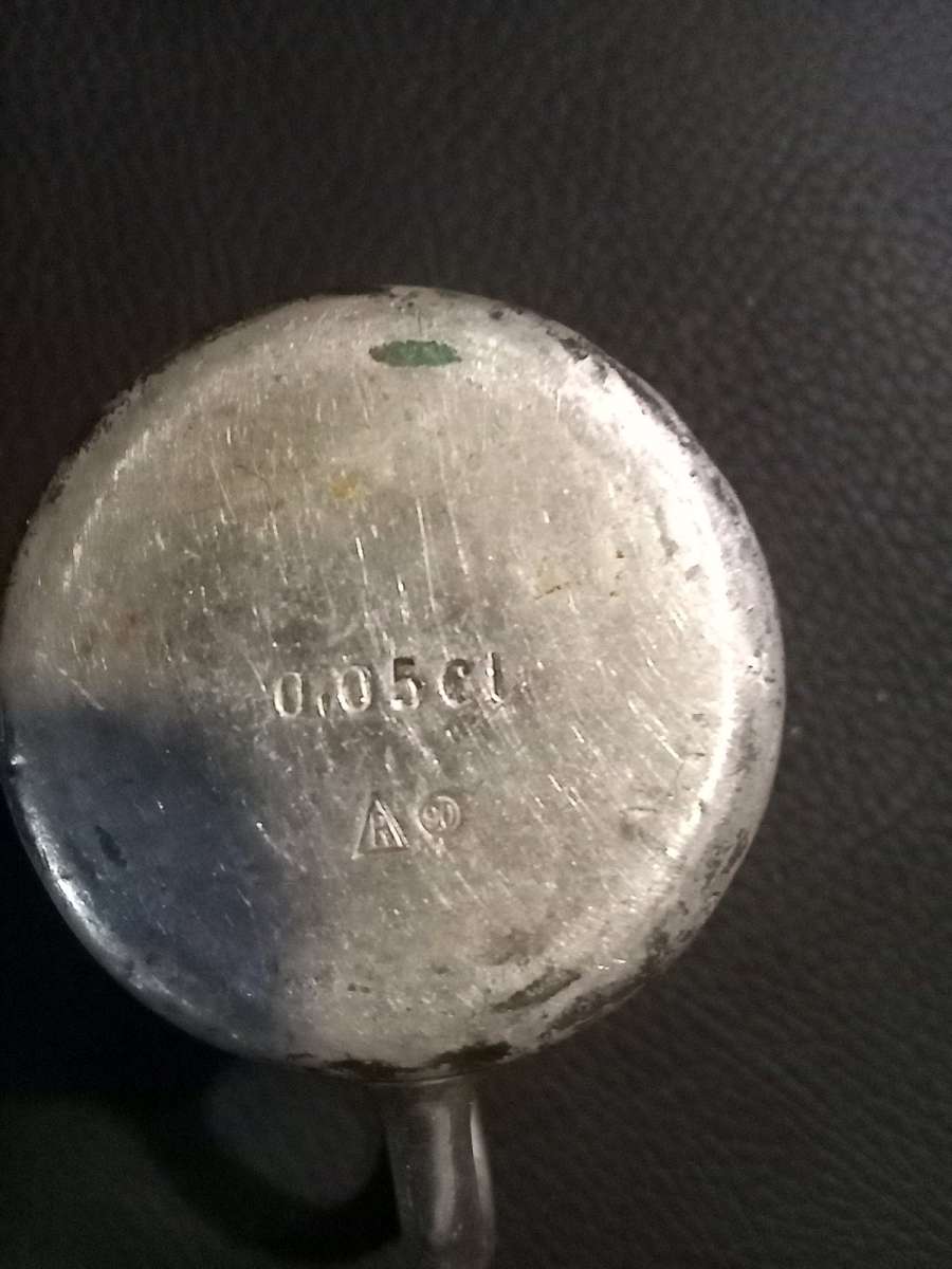 miniature silver water pitcher