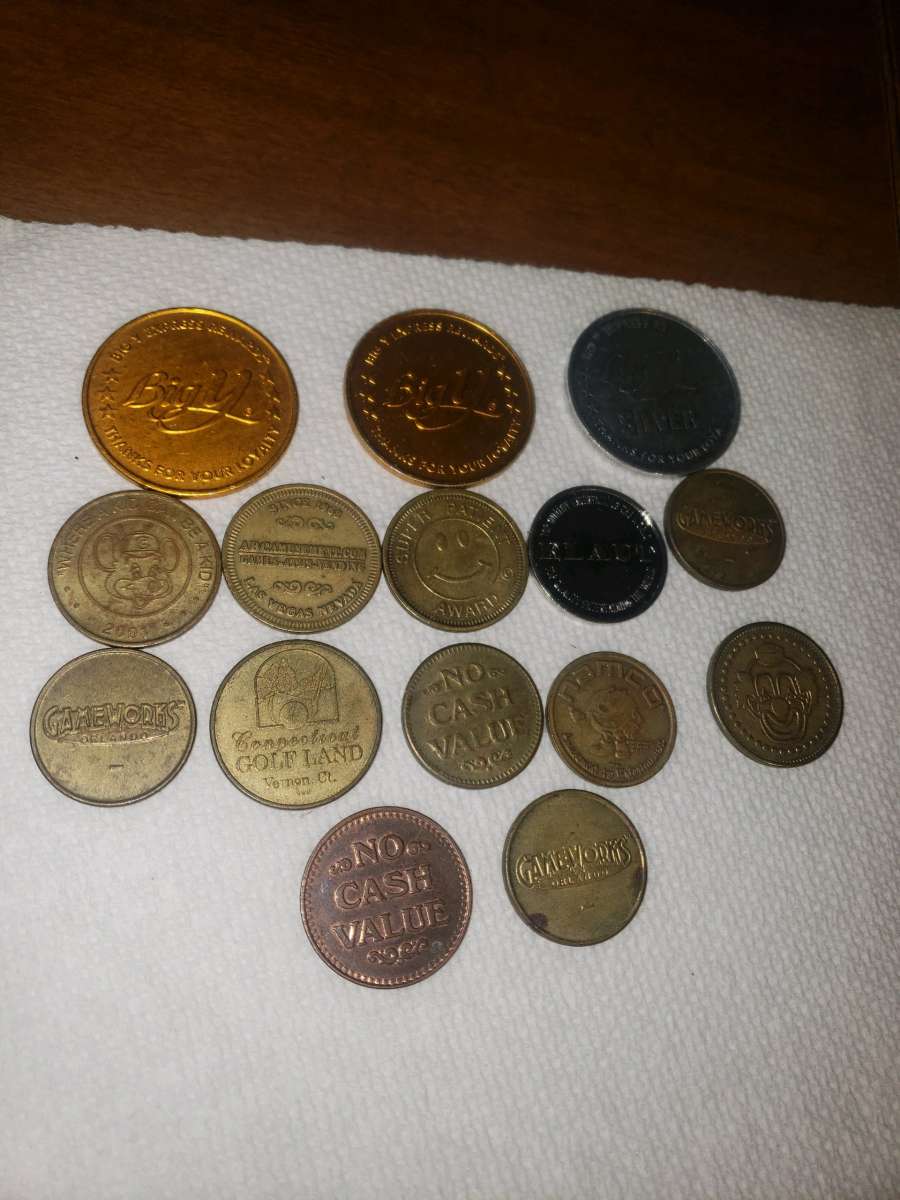 retro novelty coins