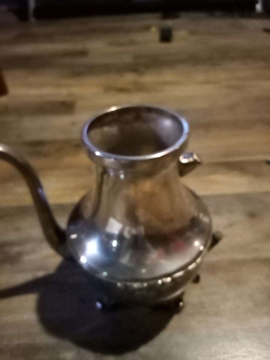antique silver tea pot