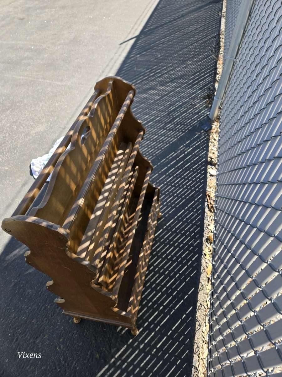 Vintage Magazine Rack