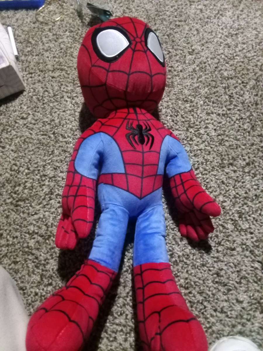 plush SpiderMan doll