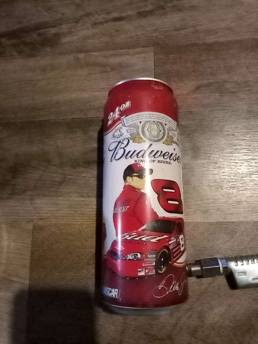 dale earnheart jr beer can