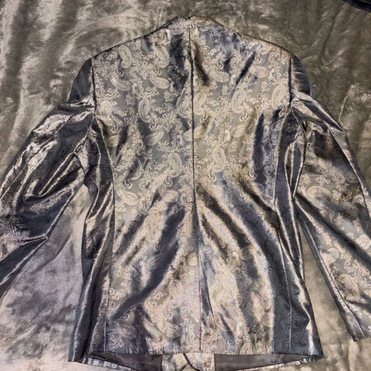 Silver designer designed blazer