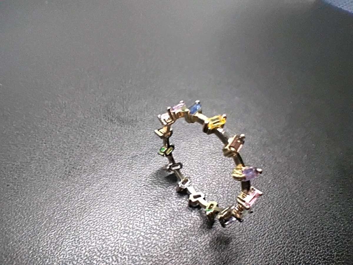 Susanna Kalan multicolor gemstone gold ring18kt