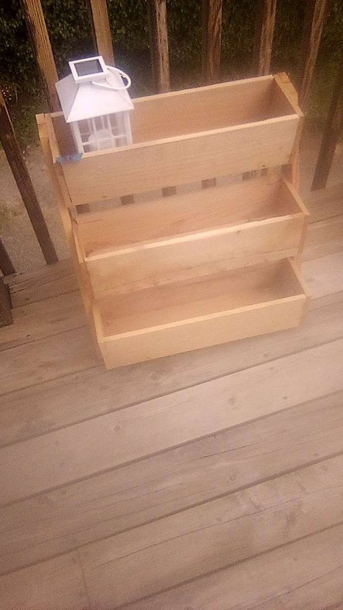 three tier planter