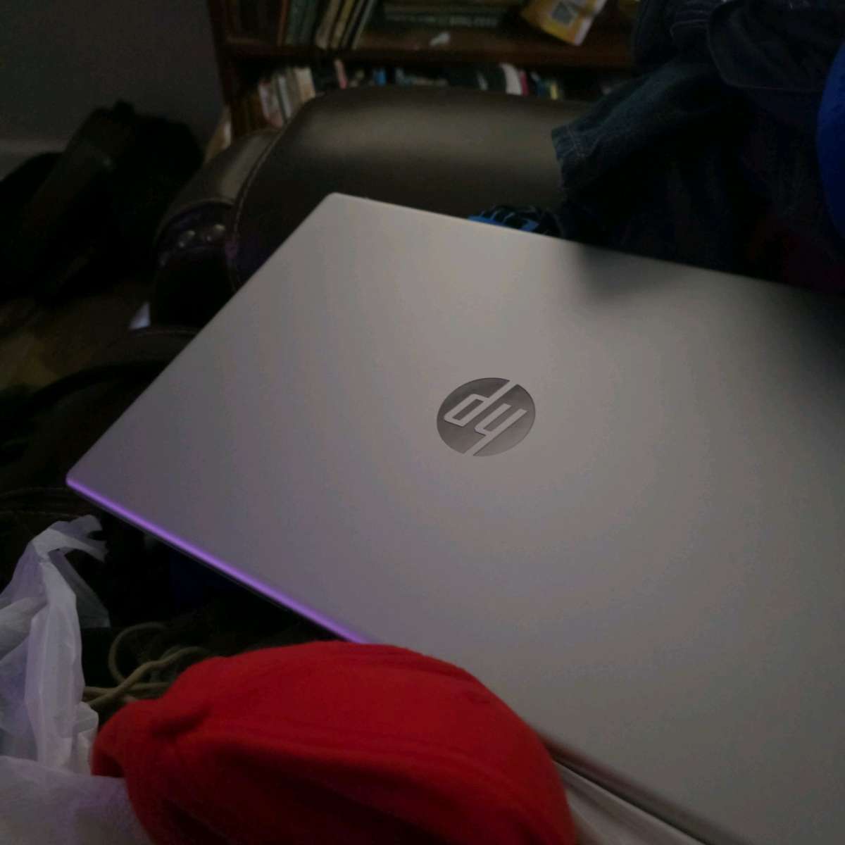 silver hp laptop