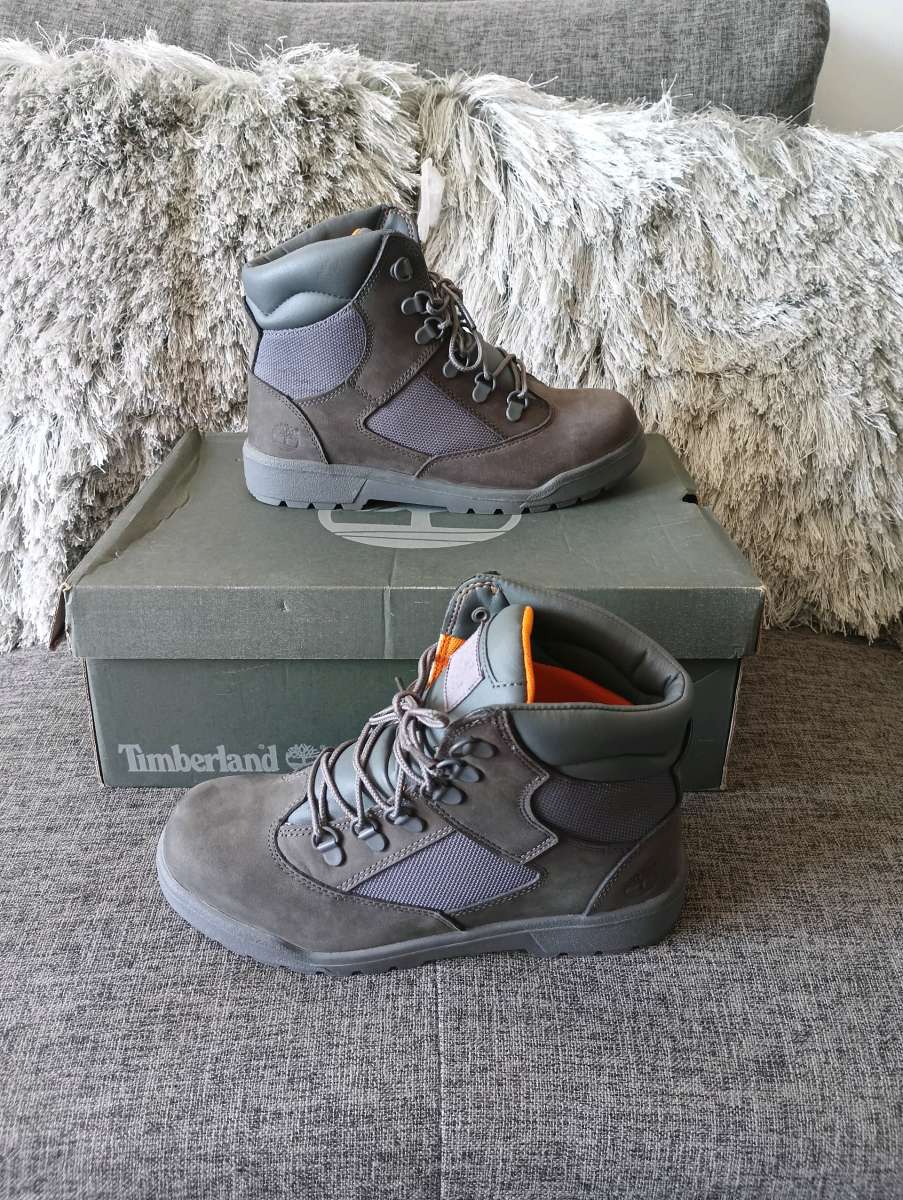 Timberland Gray Nubuck Lace Up Waterproof Ankle Boots  Size