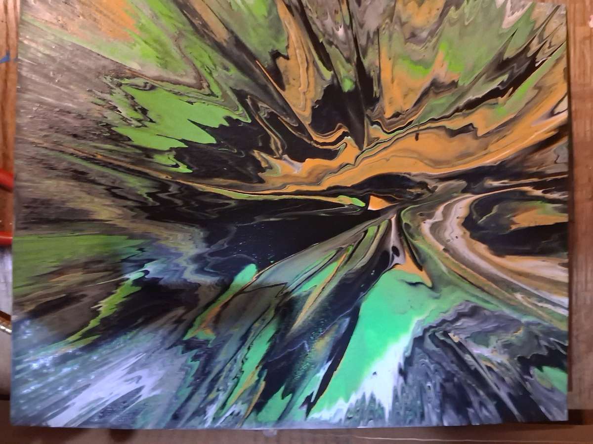 Custom Spin Art 11 x 14 or 16x20