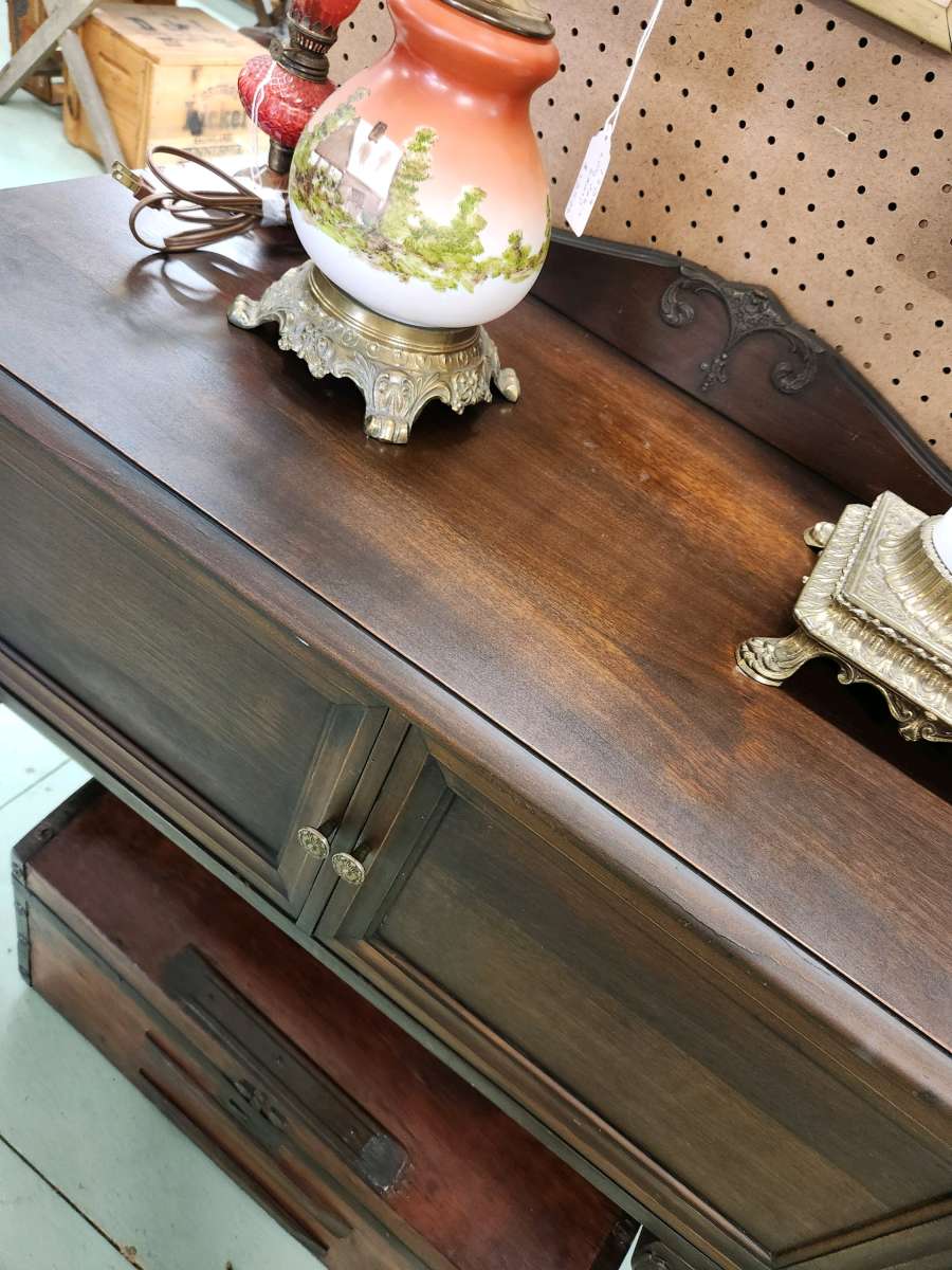 Beautiful antique server buffet or sideboard