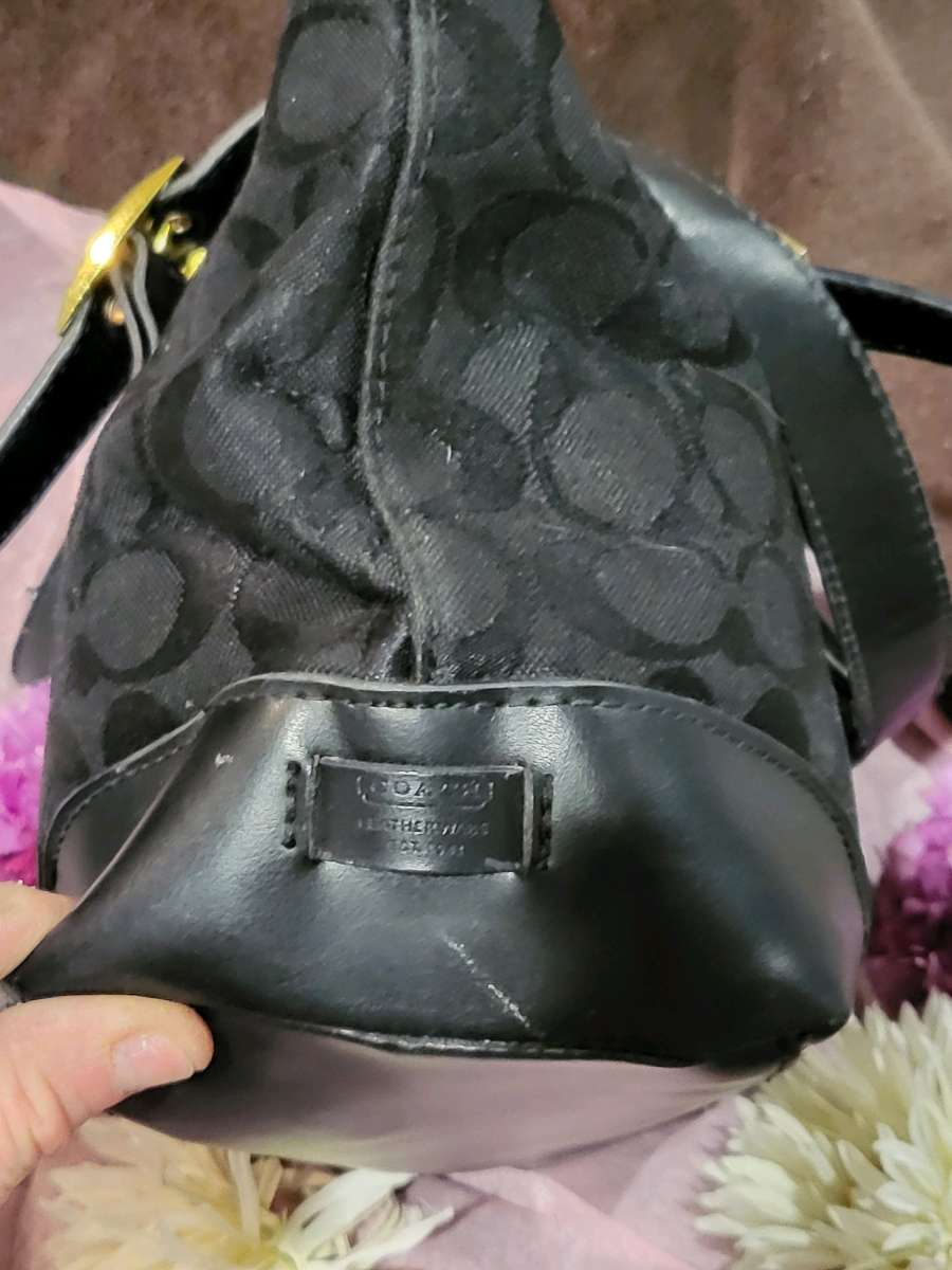 Black Coach handbag