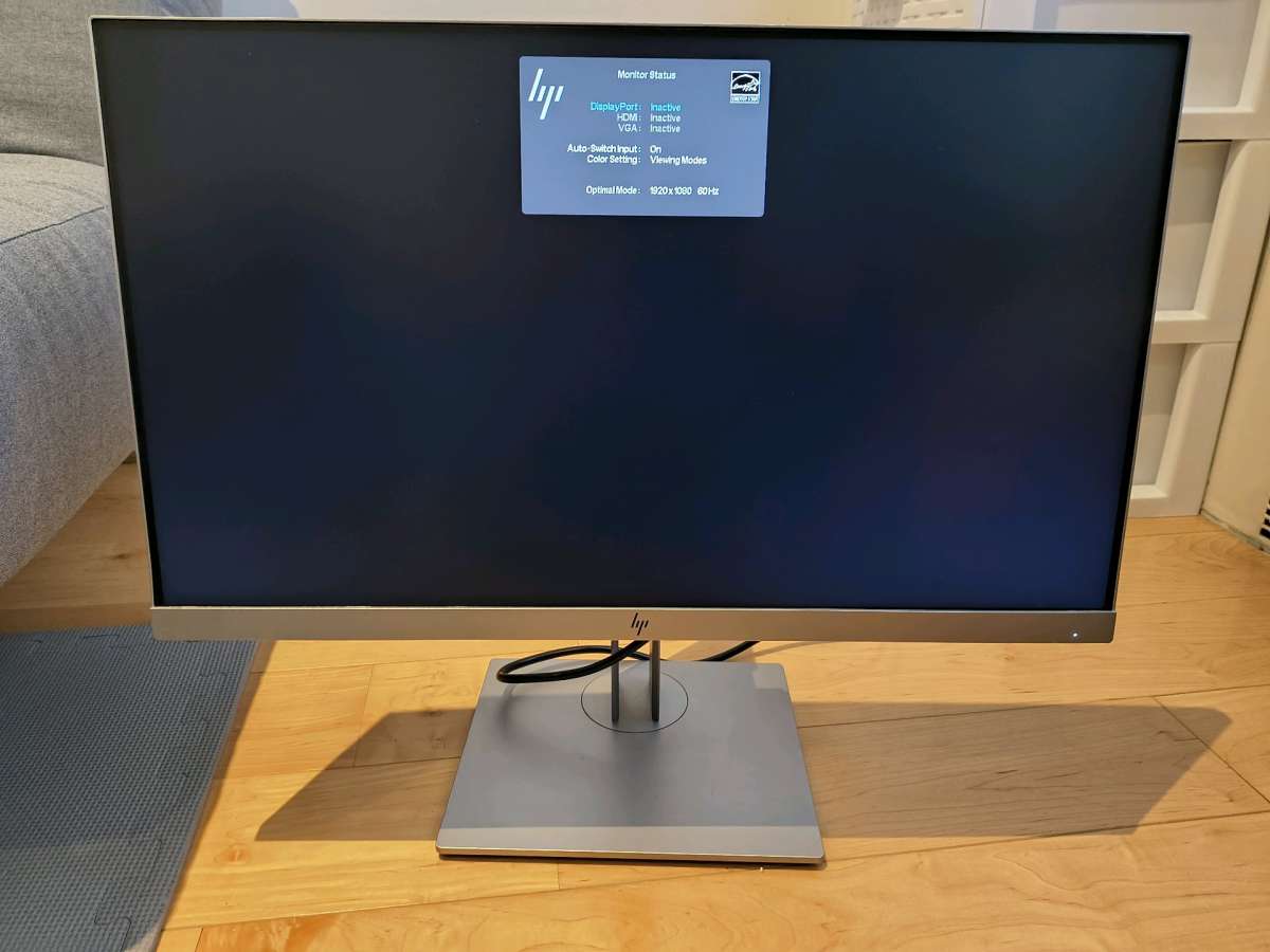 HP EliteDisplay E233 23Inch Screen LEDLit Monitor Silver