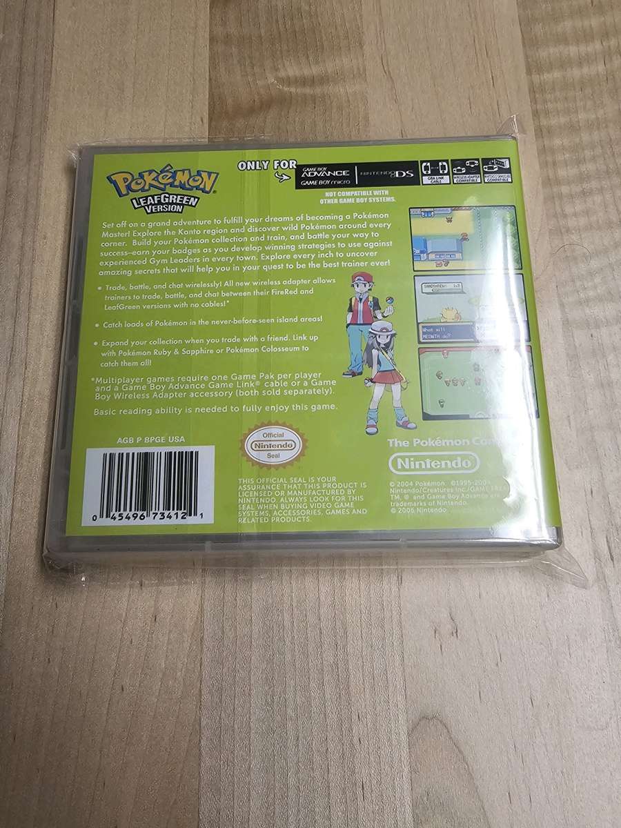 Pokmon Leaf Green NEW and SEALED