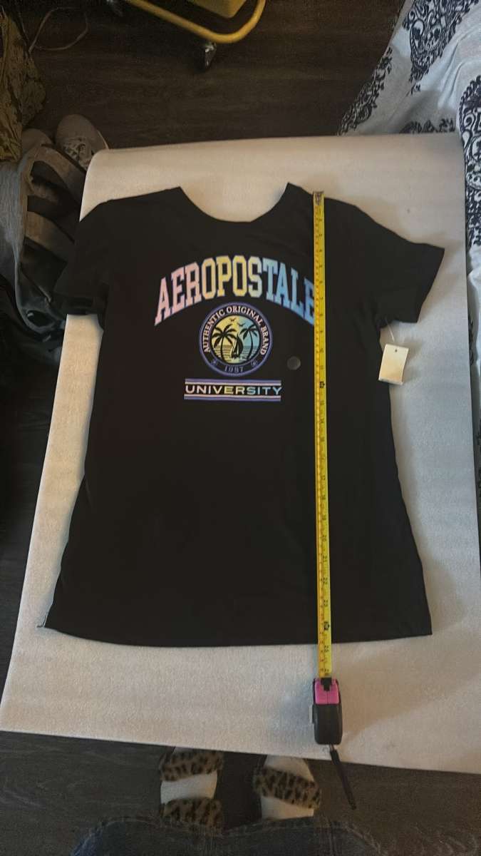 Aeropostale University Classic Crew 1987 Short Sleeve Tee Si