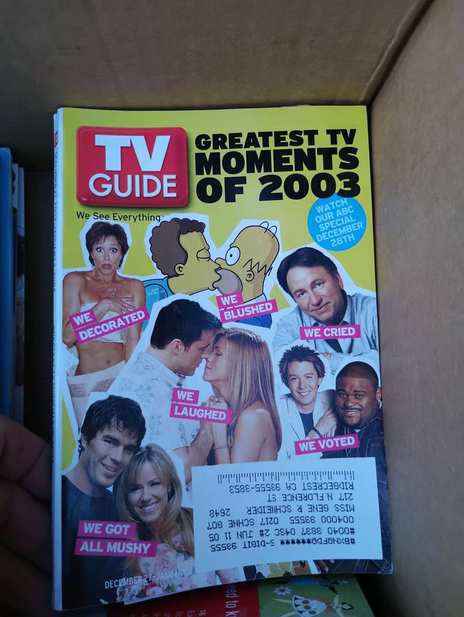 TV guides from 1981 through 2000 special covers