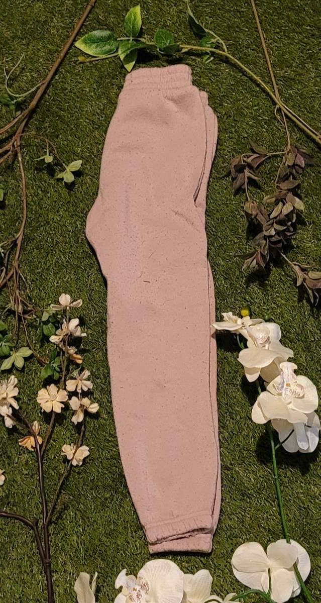 Girls Pink fleece joggers