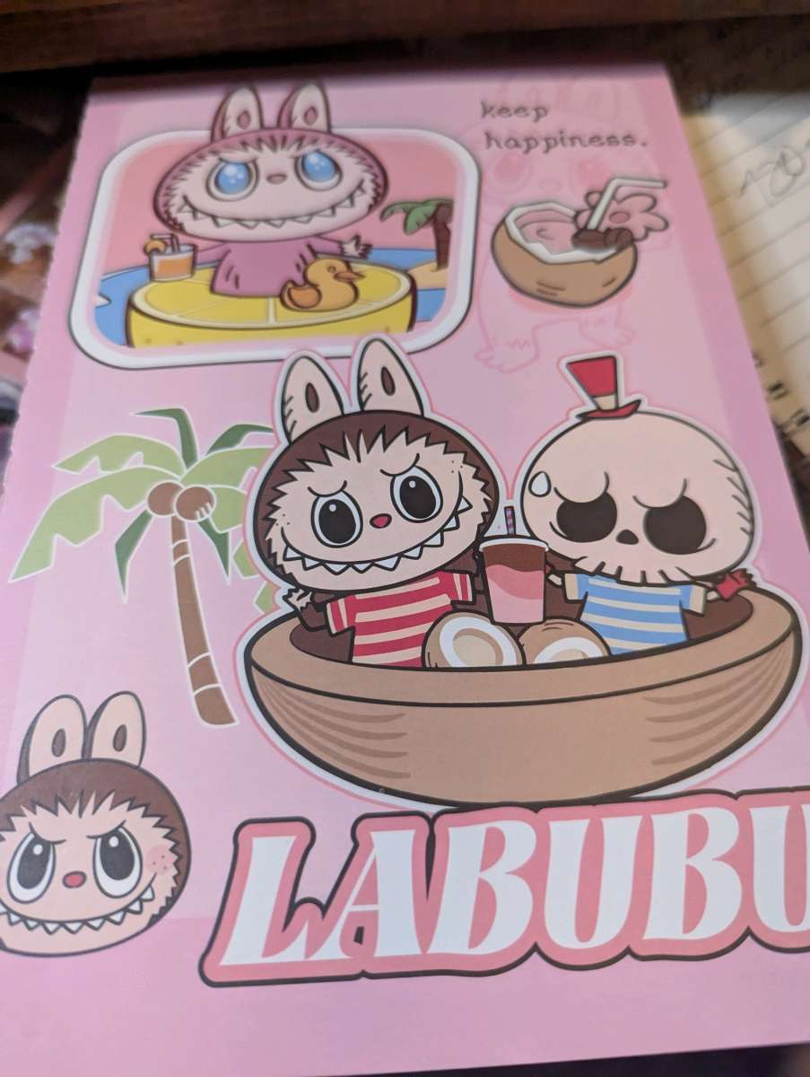 labubu note book