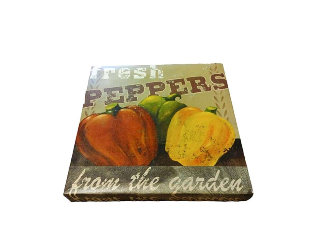 Fiona StokesGilbert Farm Fresh V Canvas Art  24 x 24 x 2